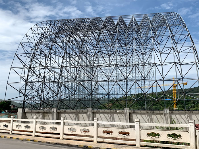 顺义山寨矿储煤棚网架